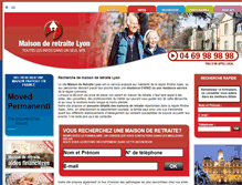 Tablet Screenshot of maison-de-retraite-lyon.fr